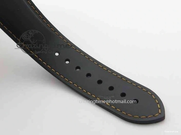 0131 Planet Ocean Master Chrono 45mm SS OM 1:1 Best Edition Black Dial Orange 12 On Rubber Strap A Durable 8169